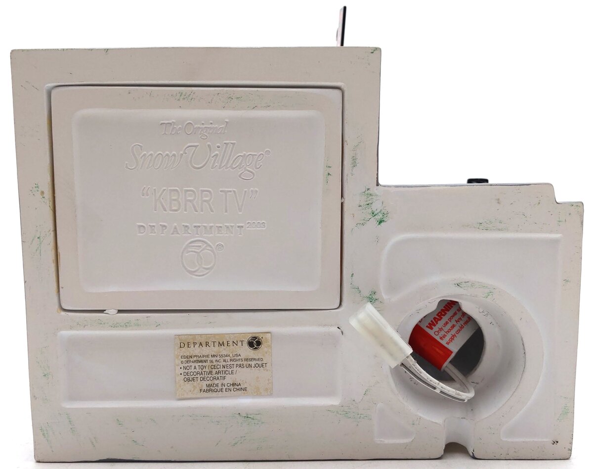 Dept 56 55337 Snow Village "KBRR TV" LN/Box