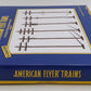 American Flyer 6-49872 S Scale Telephone Poles (Pack of 6) LN/Box