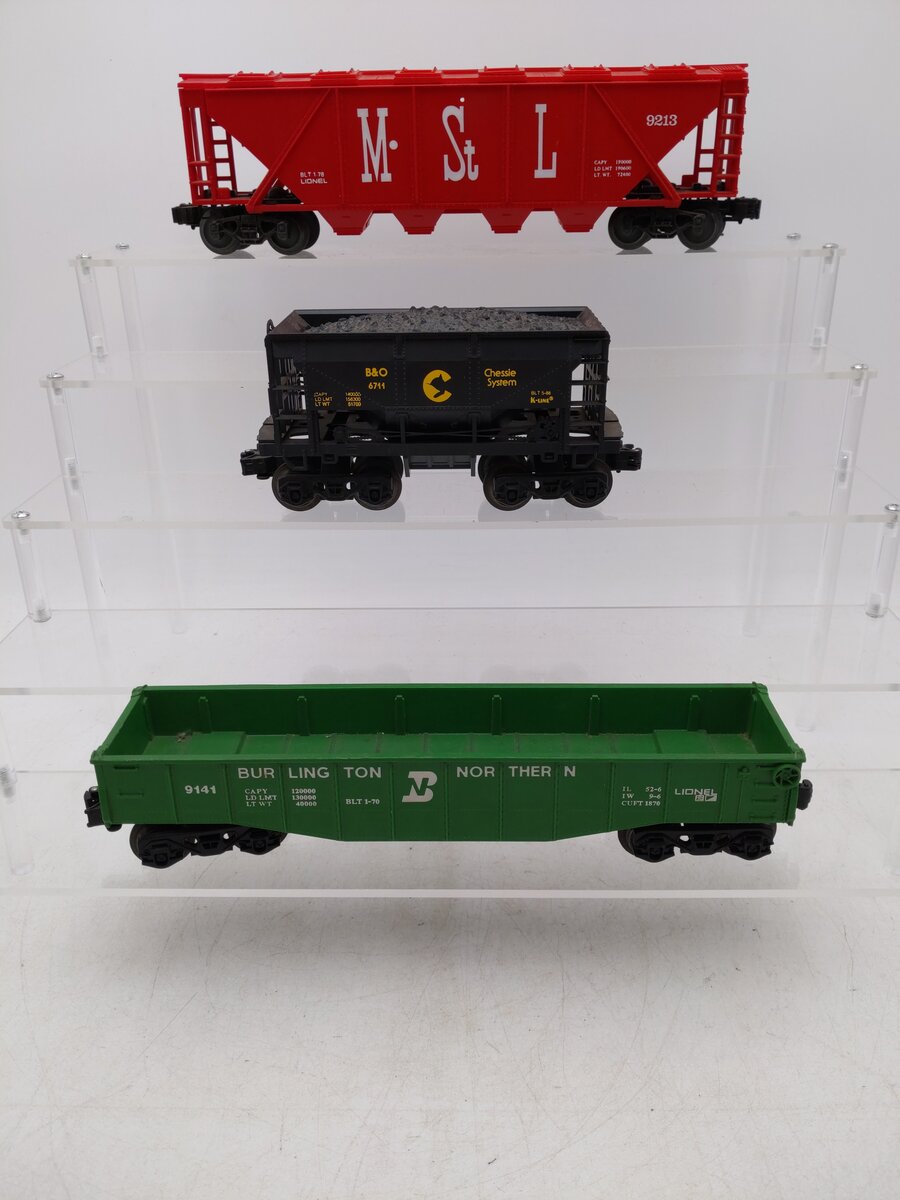 Lionel & K-Line Assorted Train Cars [3] EX