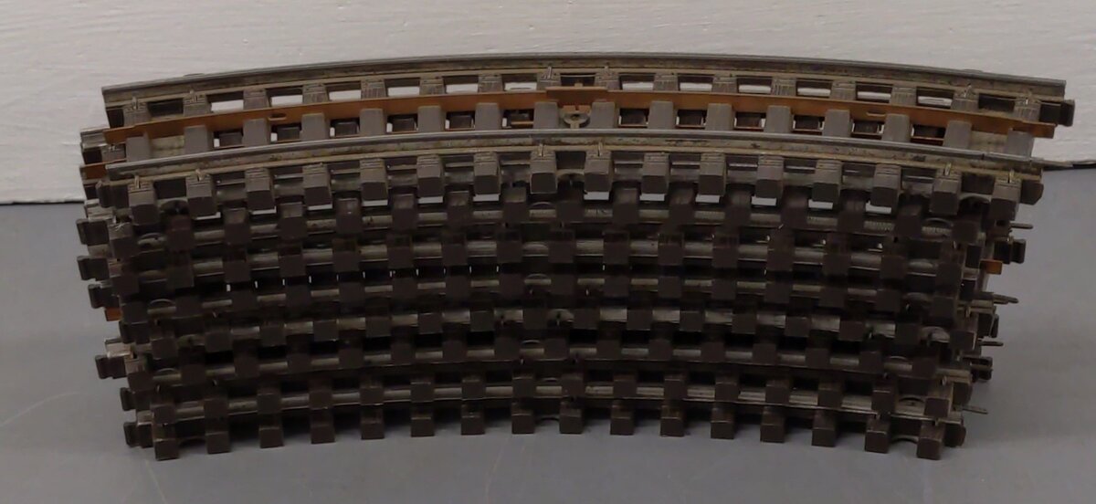 Lionel 31 Vintage Super O Curved Track Section [8] EX