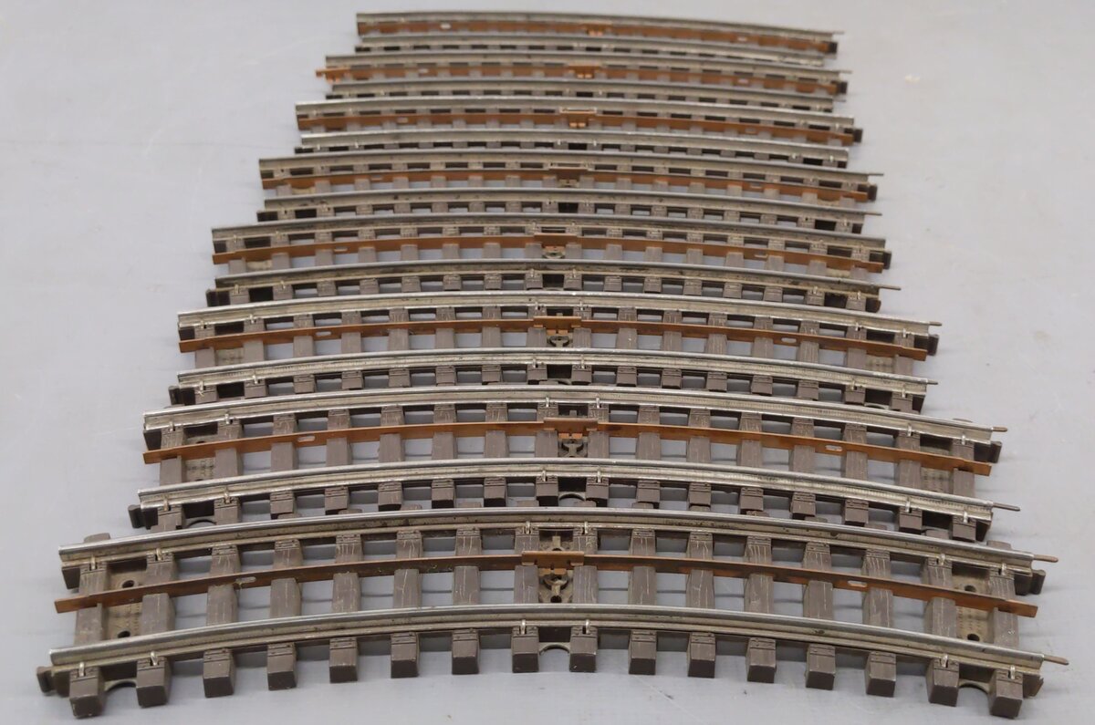 Lionel 31 Vintage Super O Curved Track Section [8] EX
