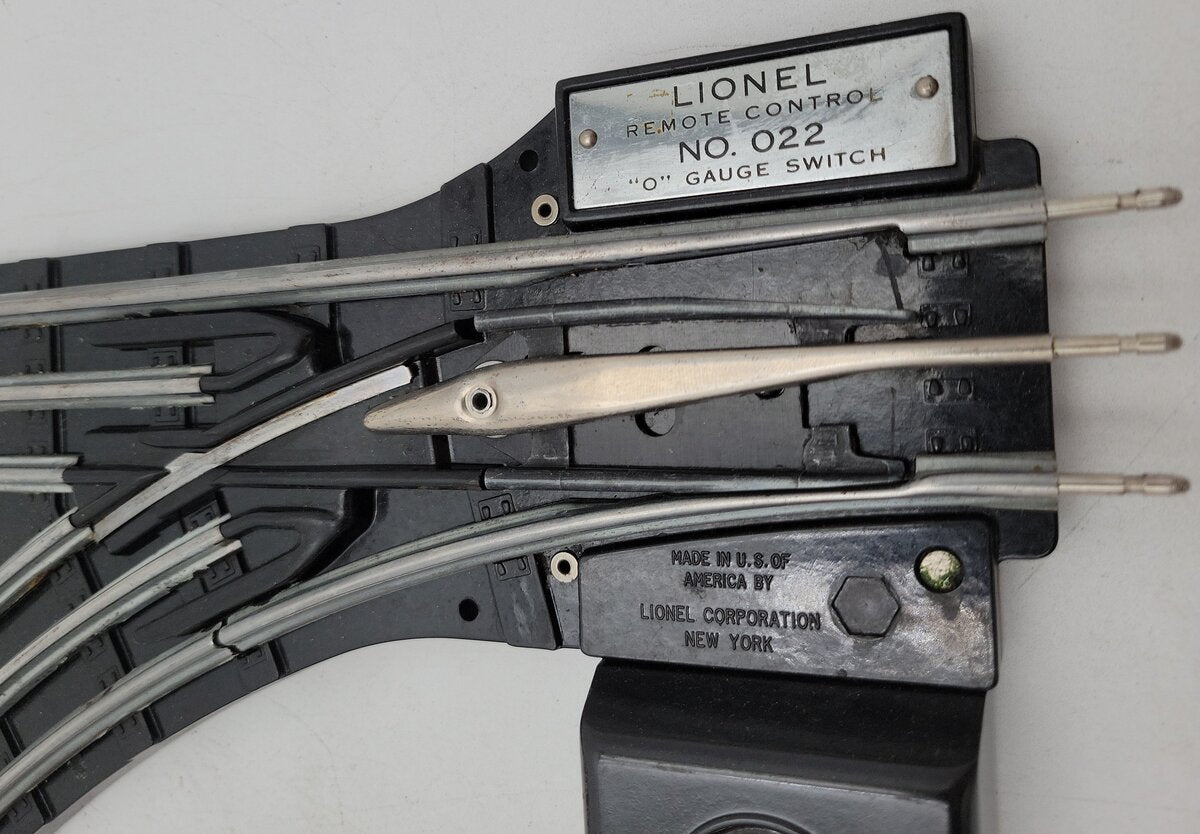 Lionel O22 Vintage O Left-Hand & Right-Hand Electric Remote Switches (Pair of 2) VG