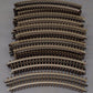 Atlas 6043 O 3-Rail O-27 Nickel Silver Full Curve Track (23) EX