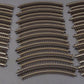 Atlas 6043 O 3-Rail O-27 Nickel Silver Full Curve Track (23) EX