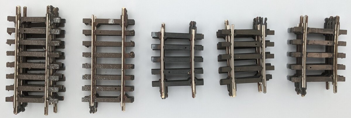 Atlas 6004/6014 O Assorted Straight & Curved Track Sections (19) - (2-Rail)
