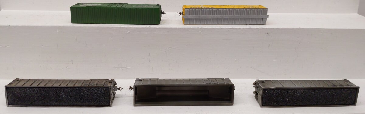 Walthers & Bachmann HO Assorted Freight- Hoppers & Box Cars #56500/748856(5) VG