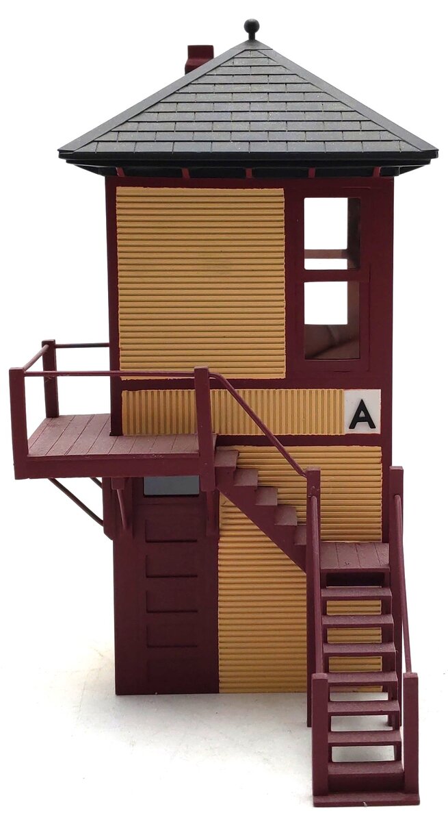 Weaver G1953B O Interlocking Tower Cream W/ Oxide Brown Gold Edition Assembled LN/Box
