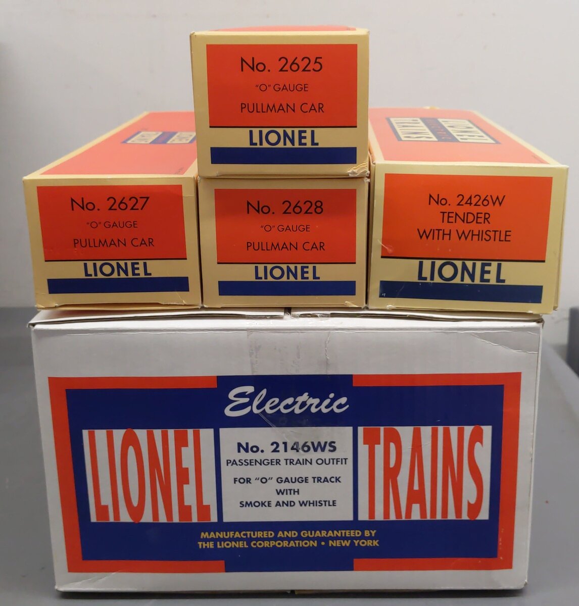 Lionel 6-38308 O Gauge PCC #2146WS Berkshire Madison Passenger Set EX/Box