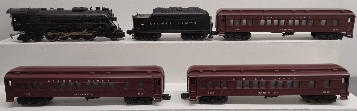 Lionel 6-38308 O Gauge PCC #2146WS Berkshire Madison Passenger Set EX/Box