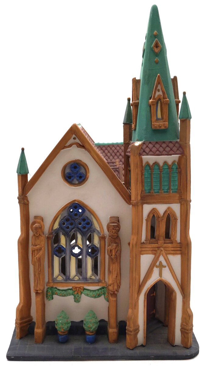 Dept 56 5542-5 Christmas in the City - All Saints Corner Church EX