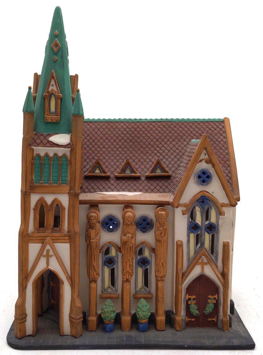 Dept 56 5542-5 Christmas in the City - All Saints Corner Church EX