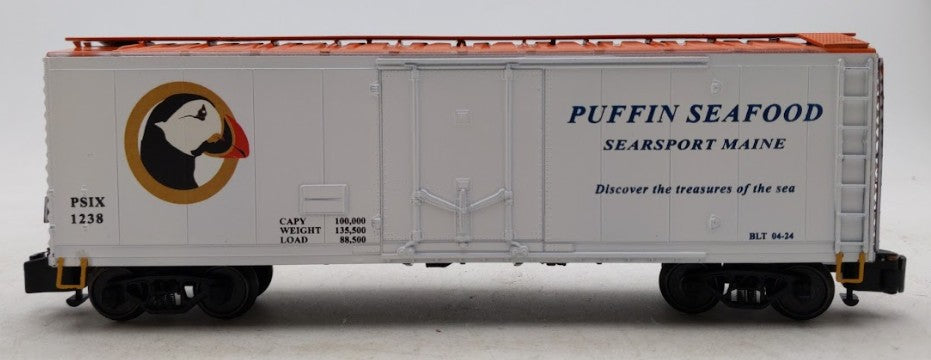 American Models S Scale 2024 NECTA Commemorative Puffin Boxcar #1238 LN/Box