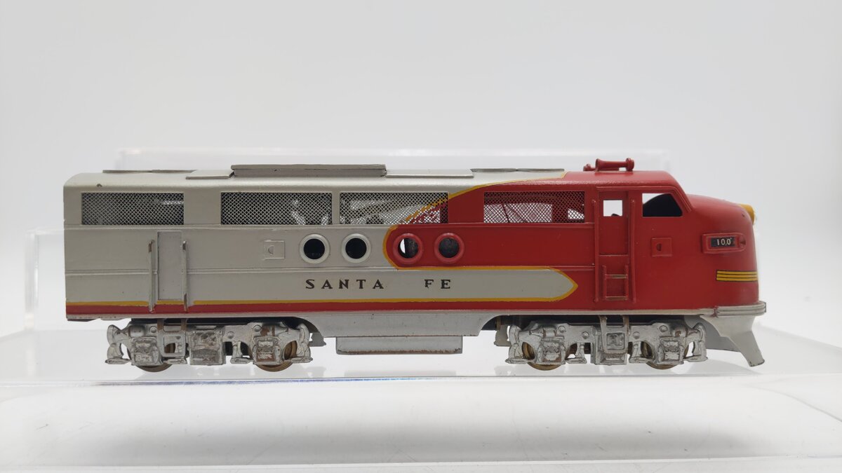 HO Scale BRASS CUSTOM Santa Fe Diesel Locomotive #100