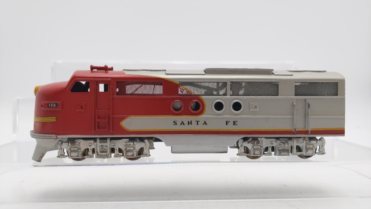 HO Scale BRASS CUSTOM Santa Fe Diesel Locomotive #100