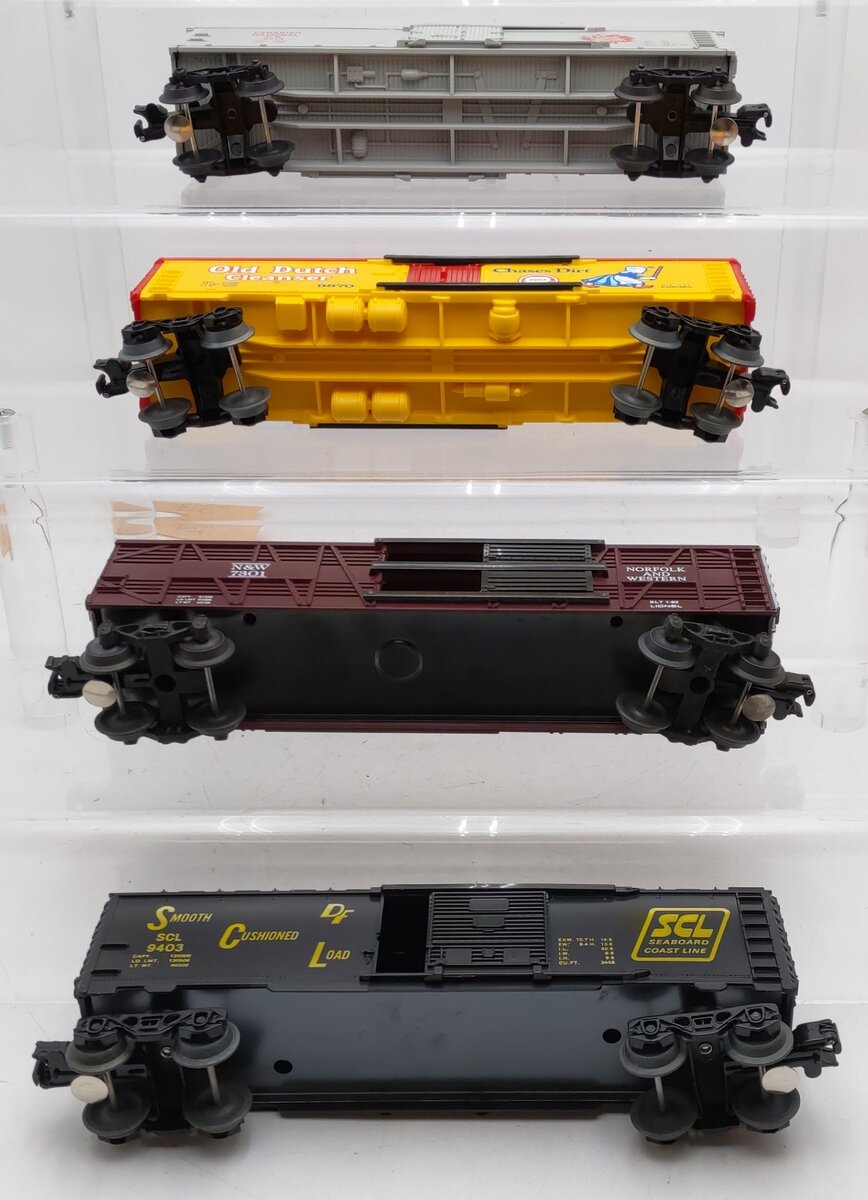 Lionel O Gauge Freight Cars #9403,7301,9870,5719 [4] VG/Box