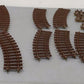 Lionel G Scale - Curved Brass Track Sections [20] VG