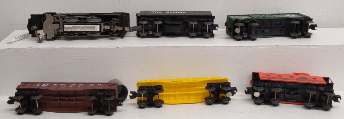 Lionel 6-1252 O Gauge Rio Grande Heavy Iron Six Unit Freight 2-4-2/Box