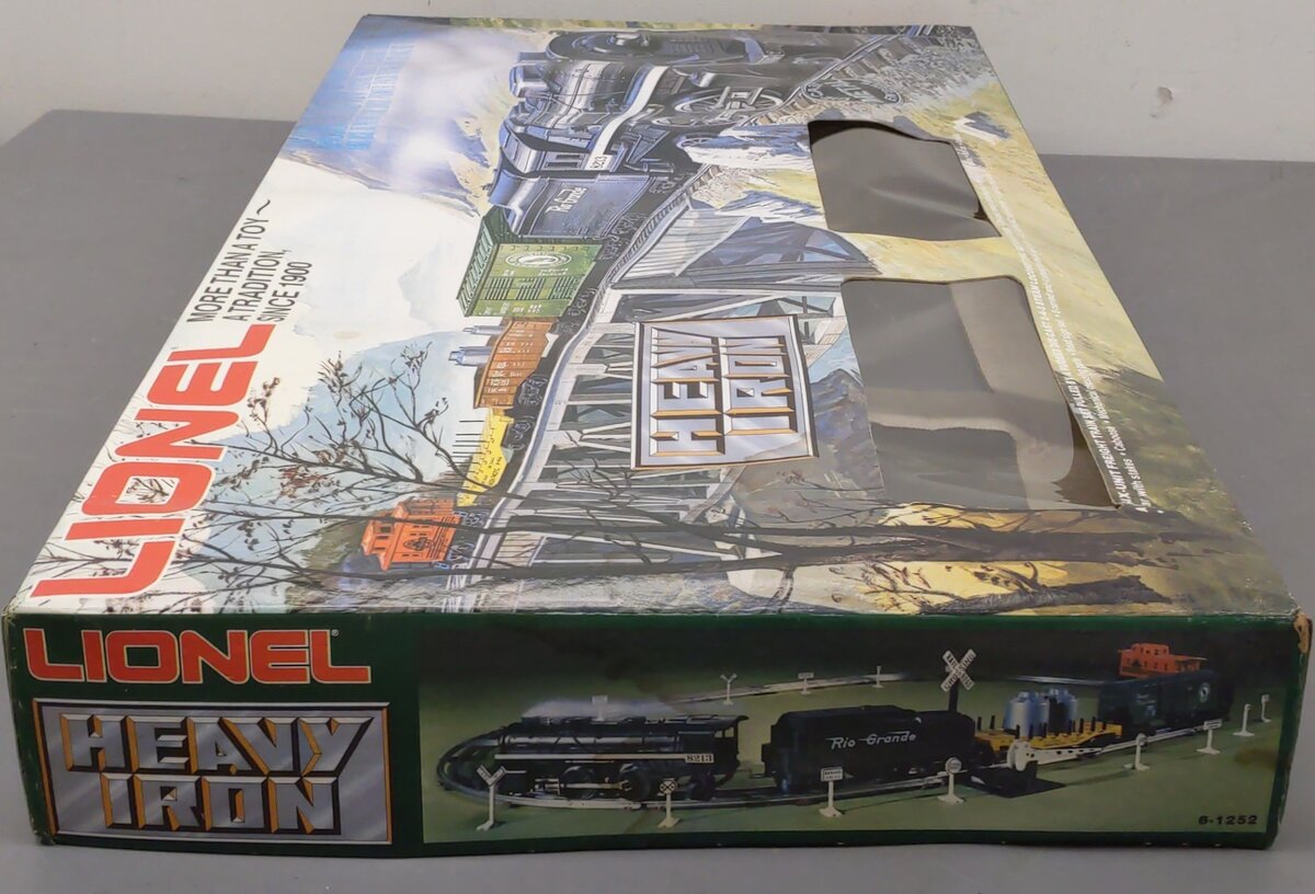 Lionel 6-1252 O Gauge Rio Grande Heavy Iron Six Unit Freight 2-4-2/Box