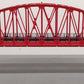 MTH 40-1115 O RealTrax Steel Arch Bridge with Operating Christmas Lights EX