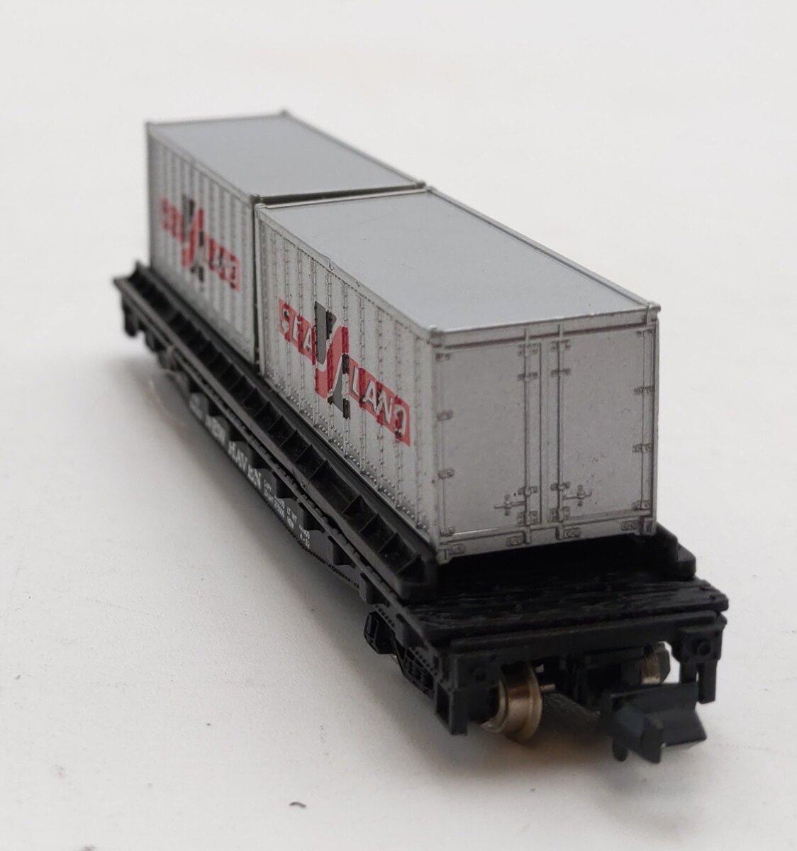 Bachmann 53-1046-B5 N Scale New Haven 51' Flat Car with Container NIB