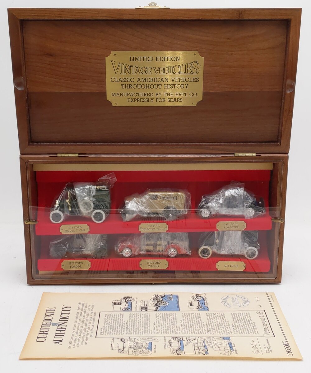 Ertl 146 Vintage Sears Limited Edition Die Cast Vehicles Collectors Set NIB
