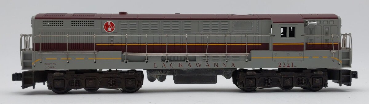 Lionel 6-18322 O Lackawanna Postwar Reproduction Diesel Locomotive #2321 EX