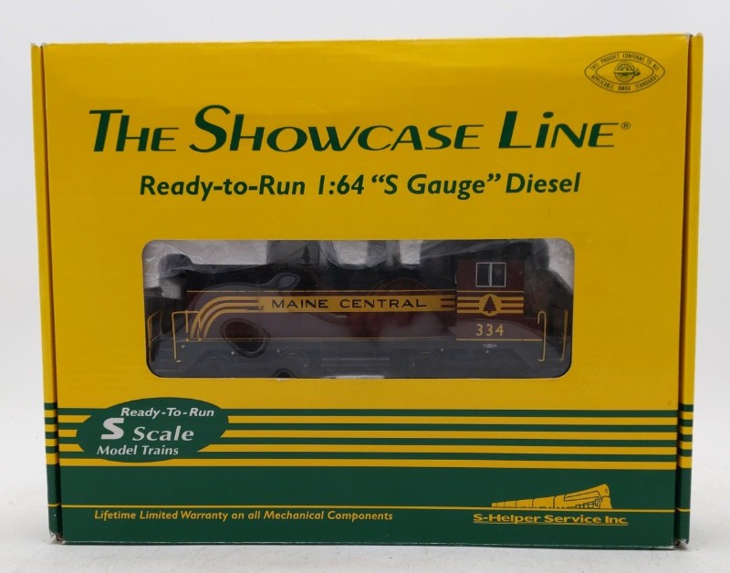 S-Helper 01503 S Scale Maine Central SW-9 Diesel Locomotive #334 EX/Box