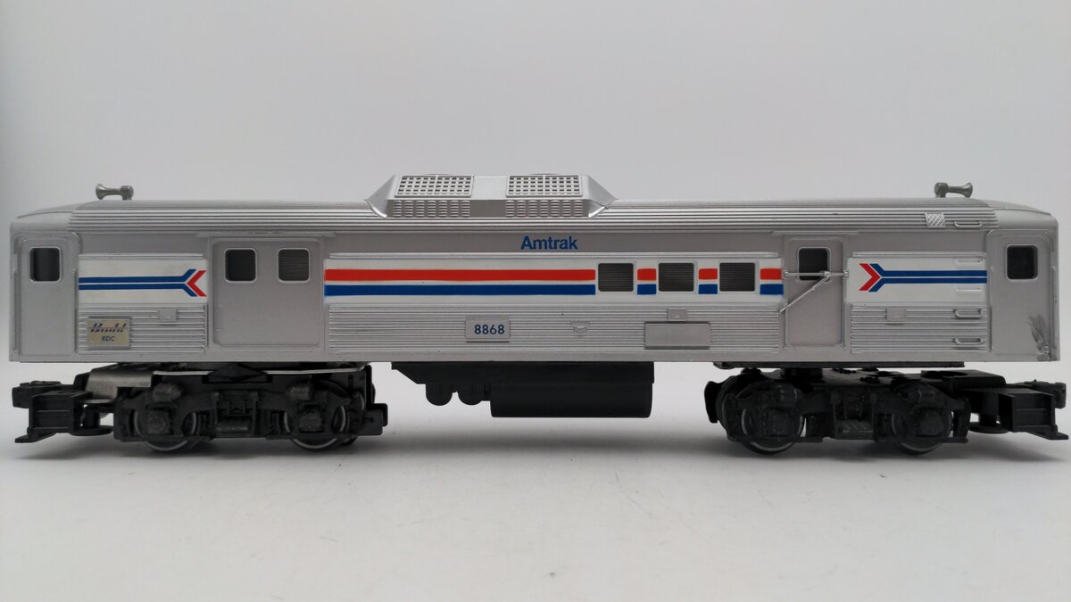 Lionel 6-8868 O Gauge Amtrak RDC-4 Powered Baggage/Mail Car VG