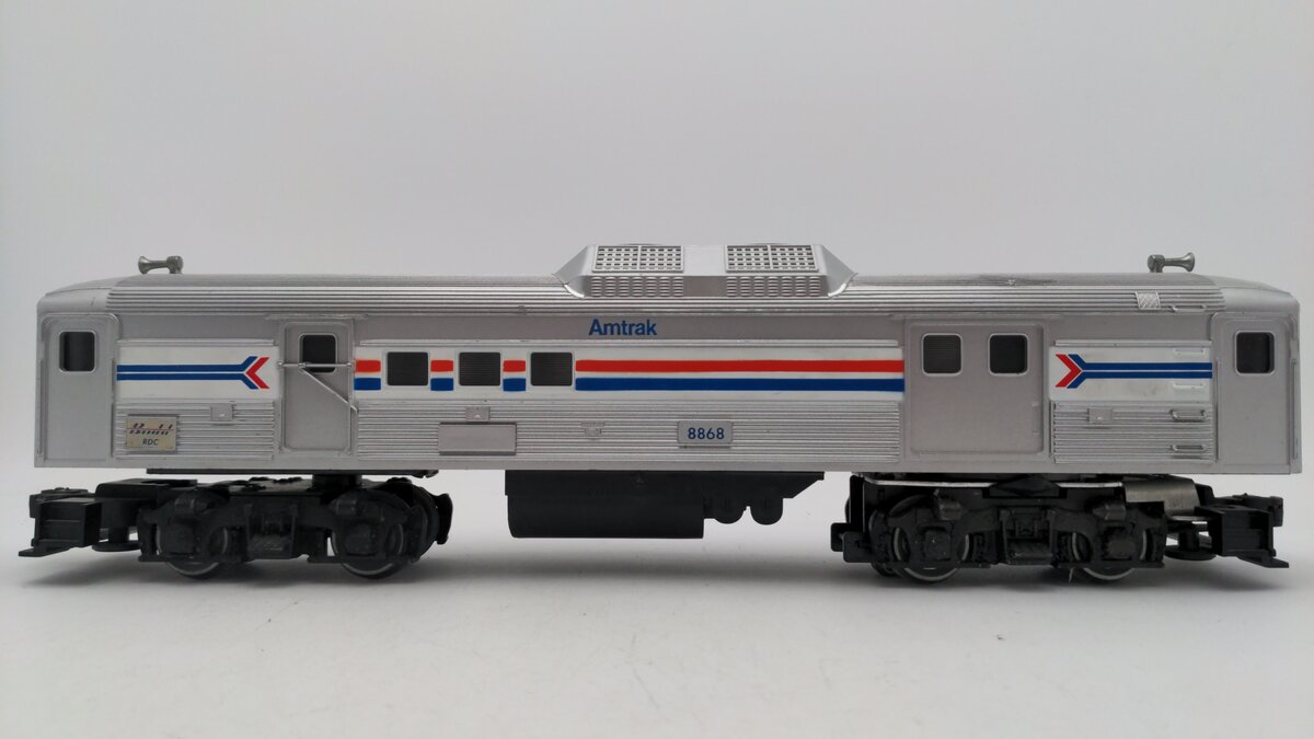 Lionel 6-8868 O Gauge Amtrak RDC-4 Powered Baggage/Mail Car VG