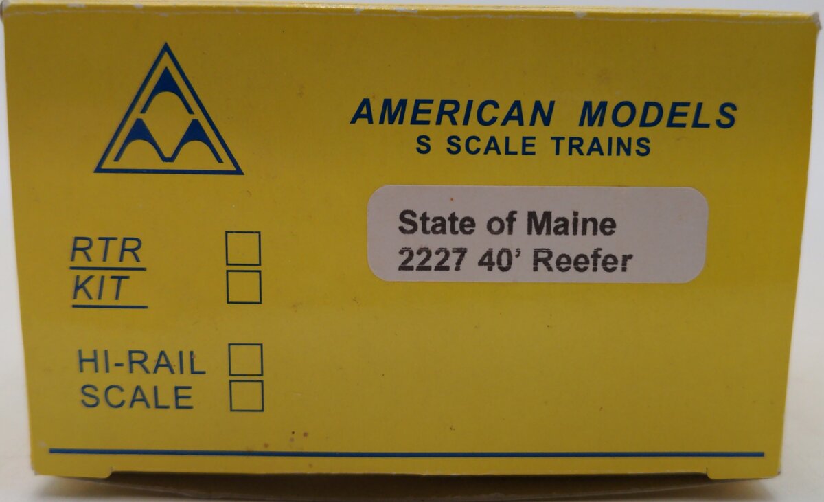 American Models 2227 State of Maine Boxcar #45071 EX/Box