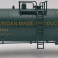 American Models 509 S Gauge American Maize Tank Car #79844-Scale EX/Box