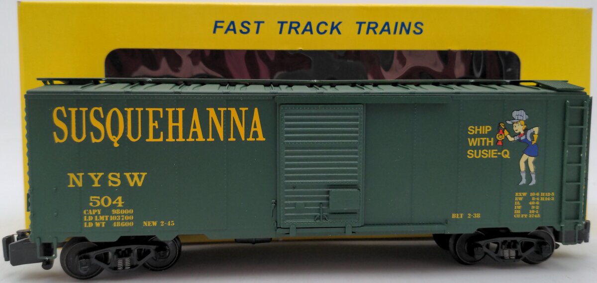 American Models 1136 S Scale Susie Q 40' Boxcar EX/Box