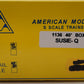 American Models 1136 S Scale Susie Q 40' Boxcar EX/Box