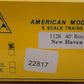 American Models 1128 S Scale New Haven 40' Boxcar #36108 EX/Box