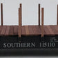 American models S Gauge Wooden Flatcar W/ Stakes #115110 EX/Box