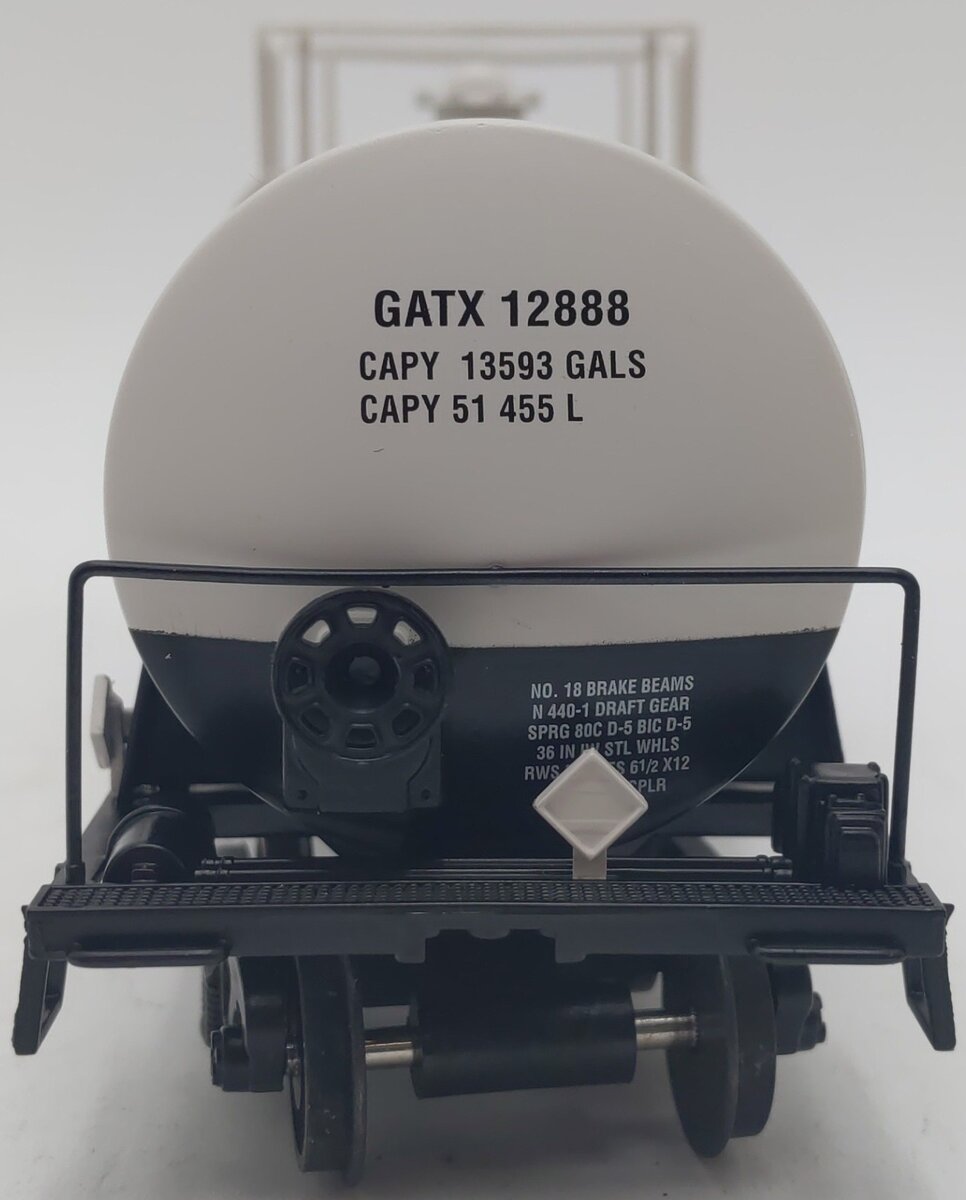 American Models 504 S Gauge J.M. Huber Tank Car (Hi-Rail) #12850 EX/Box