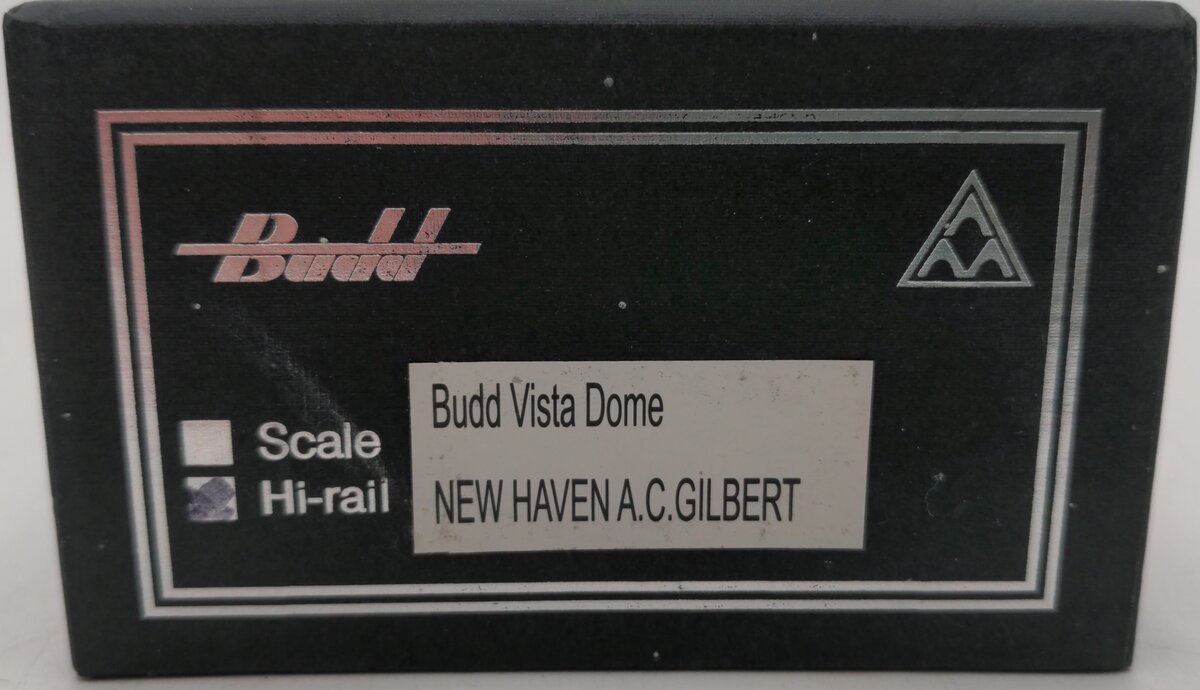 American Models S Gauge New Haven AC Gilbert Budd Vista Dome Car EX/Box