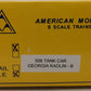 American Models 506 S Scale Georgia Kaolin Tank Car #78581 EX/Box