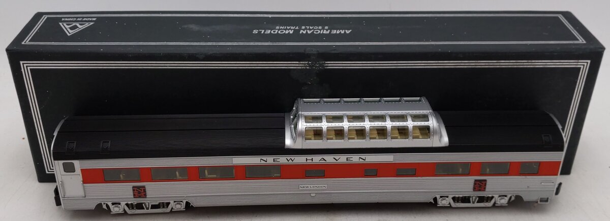 American Models S Scale New York New Haven Dome Passenger Car EX/Box