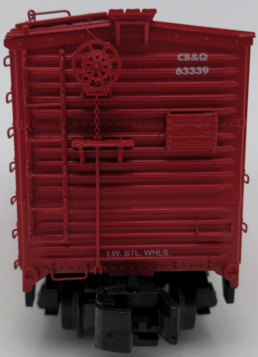 S-Helper Service 01019 S Scale Burlington Route 40' Steel Re-Built Boxcar #63339 EX/Box