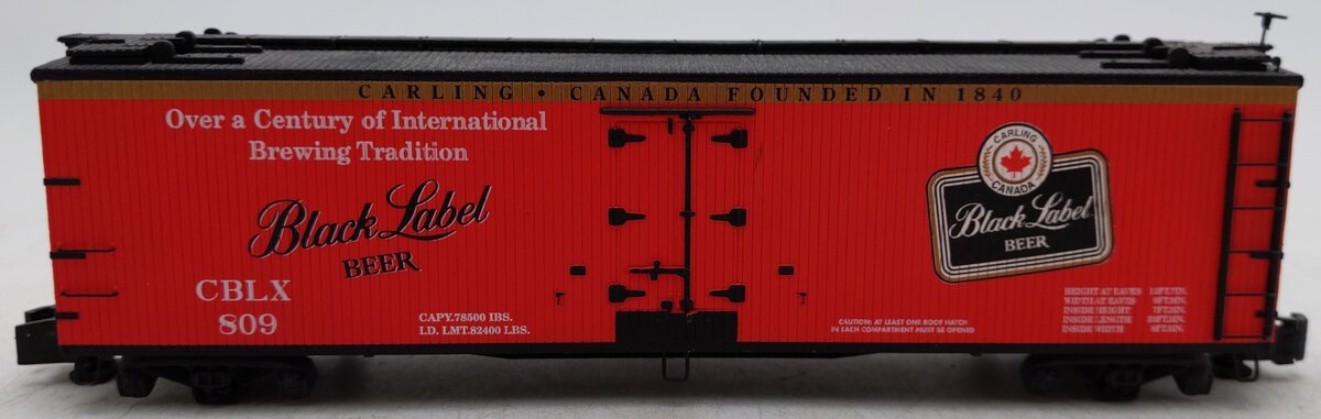 S-Helper 01830 S Guage Carling Black Label Reefer #809 EX/Box