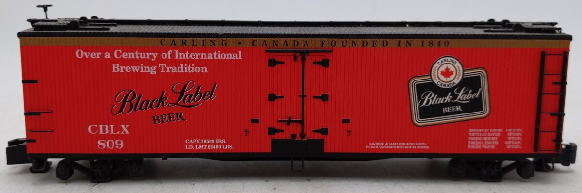 S-Helper 01830 S Guage Carling Black Label Reefer #809 EX/Box