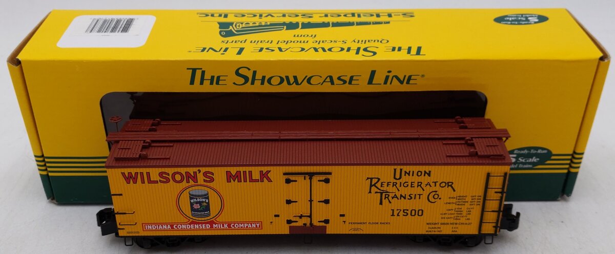 S-Helper 01275 S Union Refrigerator Transit Wilsons Milk Refrigerator Car #17500 EX/Box
