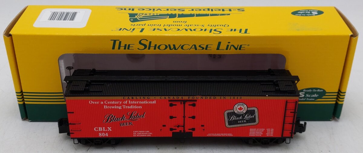 S-Helper Service 00690 Carling Canada Black Label Beer CBLX Reefer #804 EX/Box