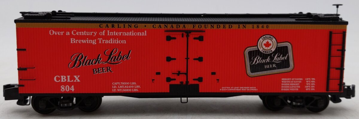 S-Helper Service 00690 Carling Canada Black Label Beer CBLX Reefer #804 EX/Box
