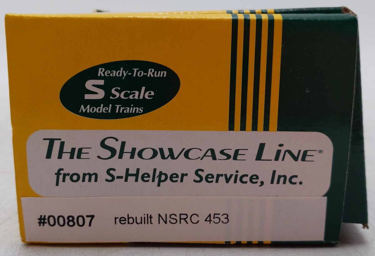S-Helper 00807 S Gauge North Stratford Railroad Rebuilt Boxcar #453 EX/Box
