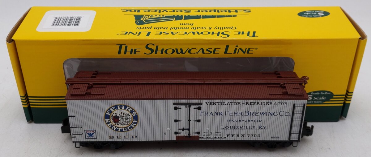 S-Helper 01899 S Gauge Fehr Brewing FFBX Ventilator-Refrigerator Car #7700 EX/Box