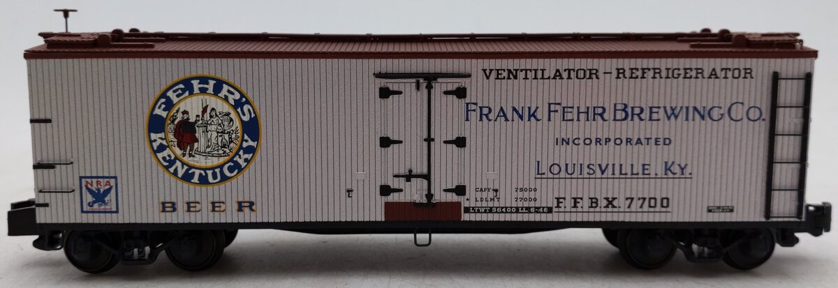 S-Helper 01899 S Gauge Fehr Brewing FFBX Ventilator-Refrigerator Car #7700 EX/Box