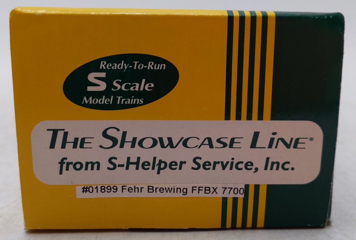 S-Helper 01899 S Gauge Fehr Brewing FFBX Ventilator-Refrigerator Car #7700 EX/Box