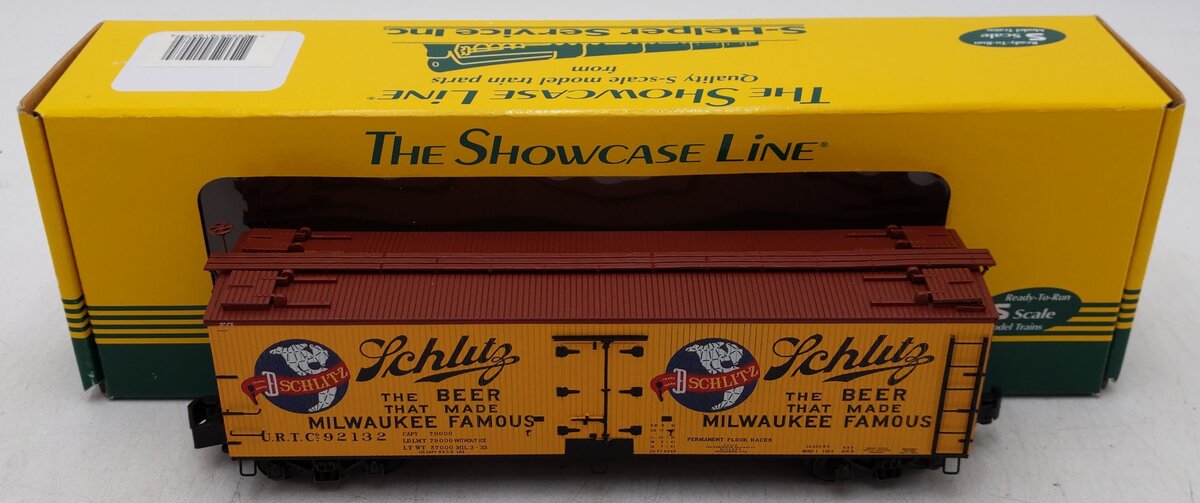 S-Helper 01007 S Gauge URTC Schlitz Beer Car #92132 EX/Box